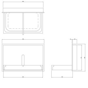 Dolphin Recessed Stainless Steel Changing Table Dolphin Uk